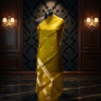 Beautiful Pure Organza Banarasi Dupatta with small Booti design