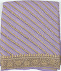Light Purple - Pure Khaddi Chiffon Georgette Silk Banarasi Saree