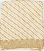 Off-White - Pure Khaddi Chiffon Georgette Silk Banarasi Saree