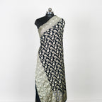 Z Black - Pure Georgette Banarasi Dupatta with Floral Jaal Pattern