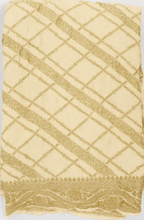 Ivory - Pure Khaddi Chiffon Georgette Silk Banarasi Saree