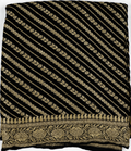 Z- Black - Pure Khaddi Chiffon Georgette Silk Banarasi Saree