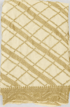 Off- White - Pure Khaddi Chiffon Georgette Silk Banarasi Saree
