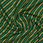 Emerald Green - Pure Khaddi Chiffon Georgette Silk Banarasi Saree