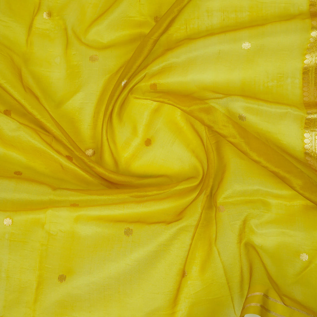 Beautiful Pure Organza Banarasi Dupatta with small Booti design