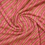 Darling Pink - Pure Khaddi Chiffon Georgette Silk Banarasi Saree