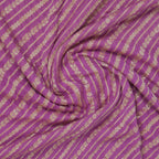 Lavender - Pure Khaddi Chiffon Georgette Silk Banarasi Saree