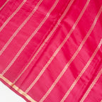 Boysenberry - Pure Soft Mashru Silk Banarasi Saree with Alfi Boota and Piping Zari Border