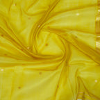 Pink Banarasi Handloom Luxury Suit set contrast with light Yellow color.