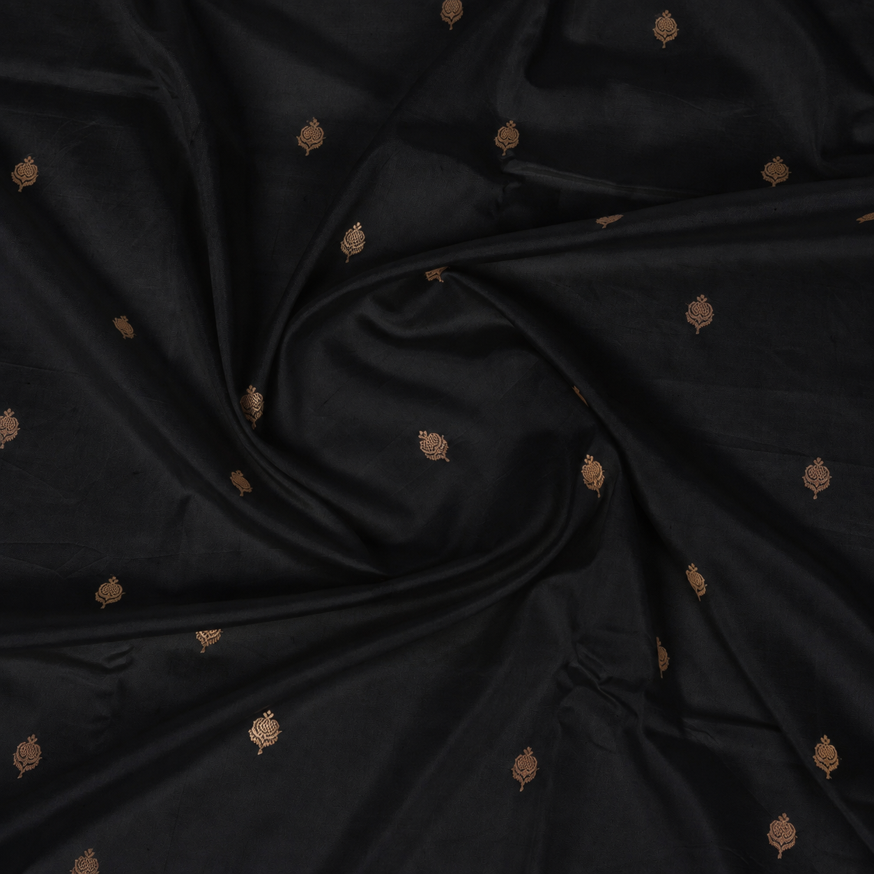 Black contrast with Red  - Pure Raw Mango Banarasi Saree