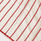 Off white with beautiful Red motifs - Pure Soft Mashru Silk Banarasi Saree